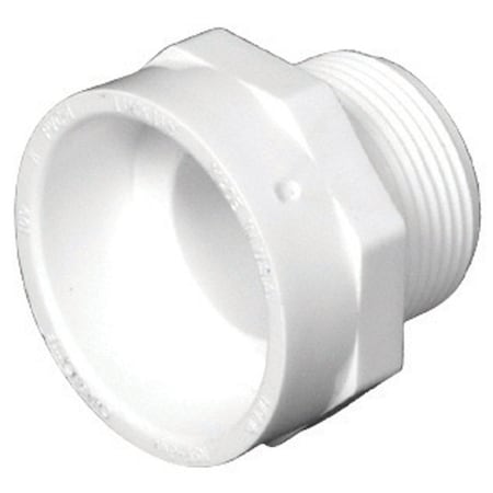 Charlotte Pipe And Foundry Charlotte Pipe 4 in. Hub X 4 in. D MPT PVC Pipe Adapter 1 pk PVC001091600